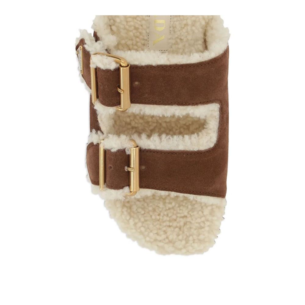 Sandales plates 'Buckle-Detail' pour Femmes