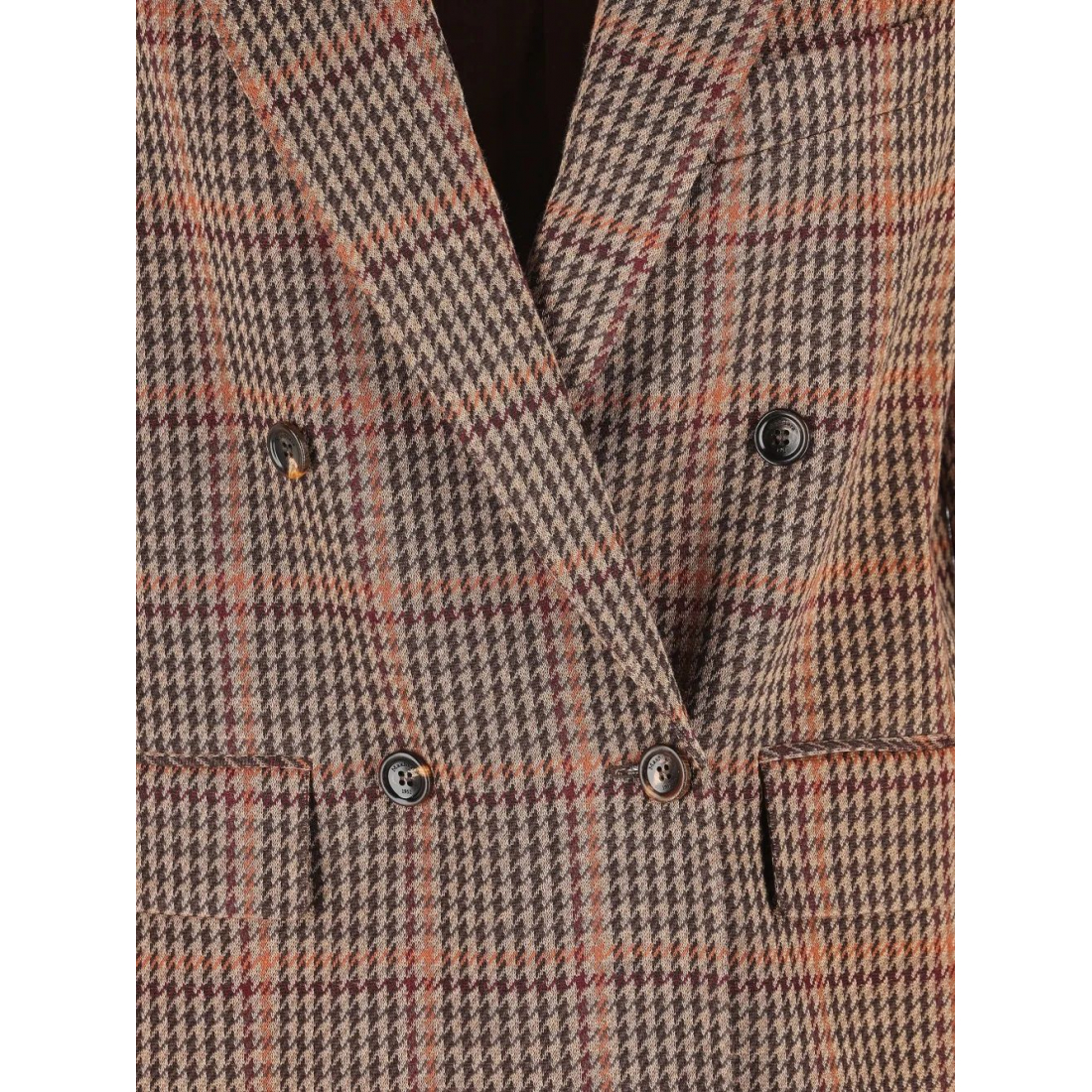 Blazer 'Double-Breasted Check' pour Femmes