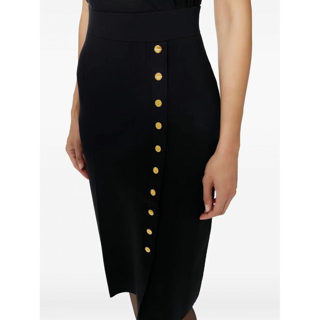 Jupe Midi 'Button' pour Femmes