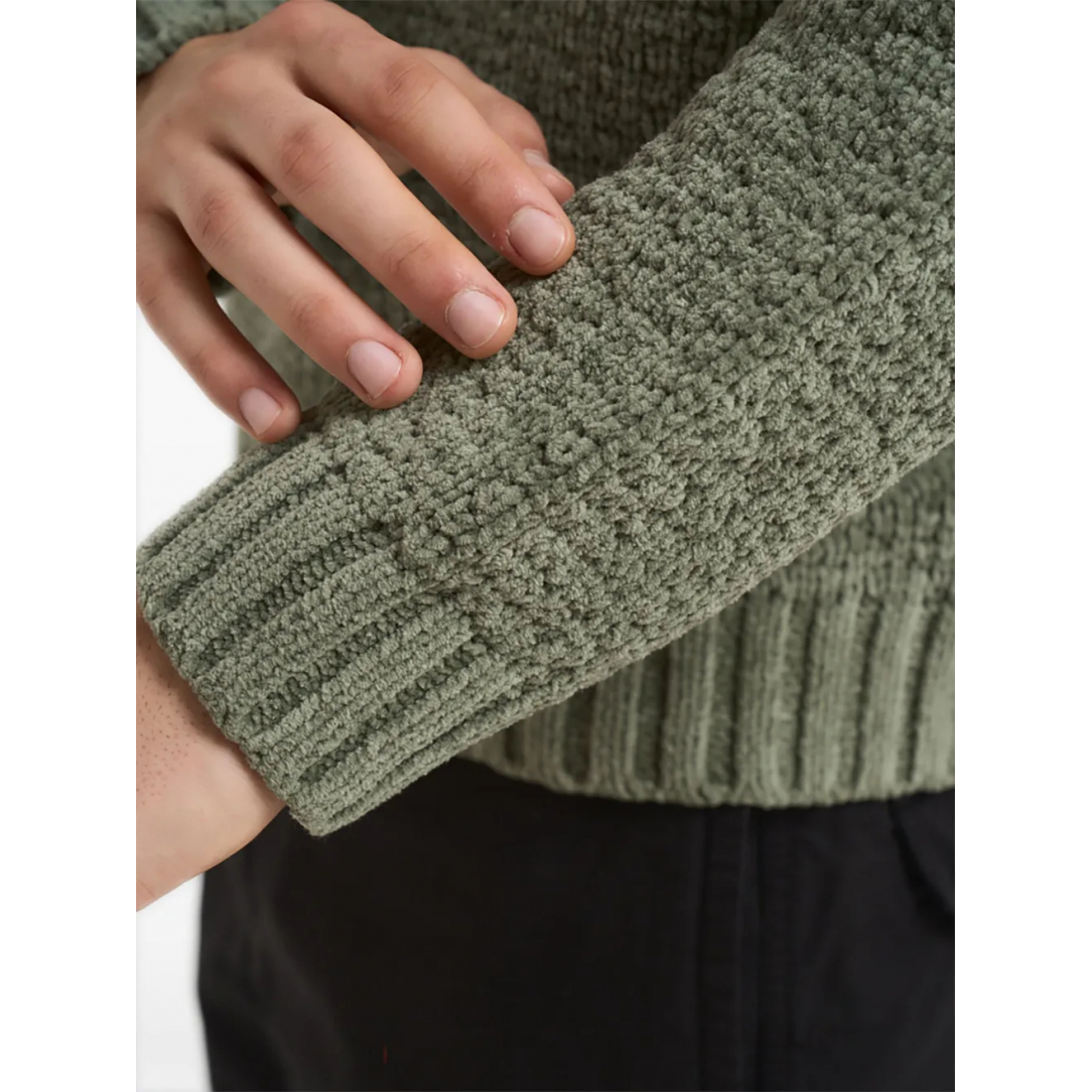 Pull 'Textured Roll-Neck' pour Hommes