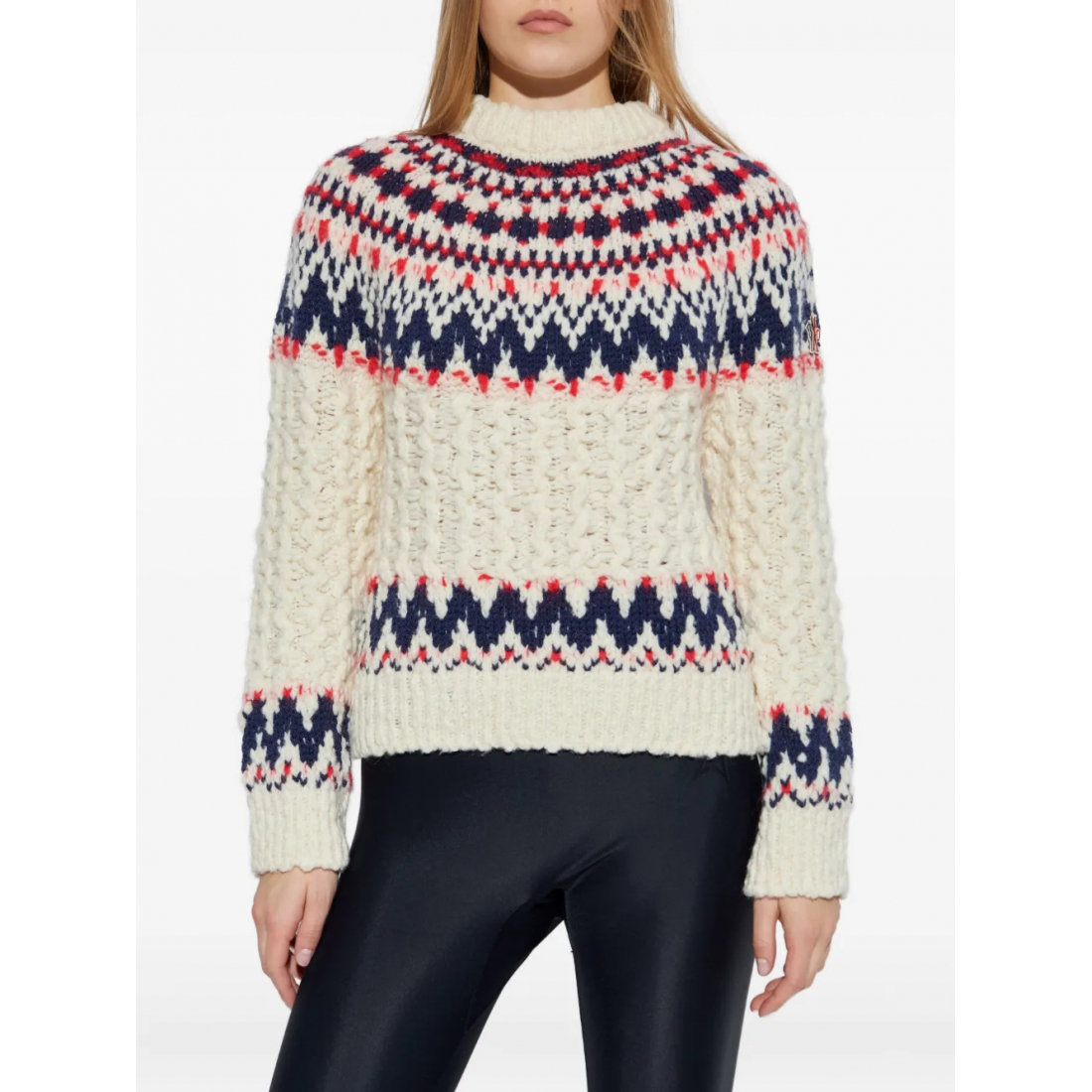 Pull 'Patterned-Jacquard' pour Femmes