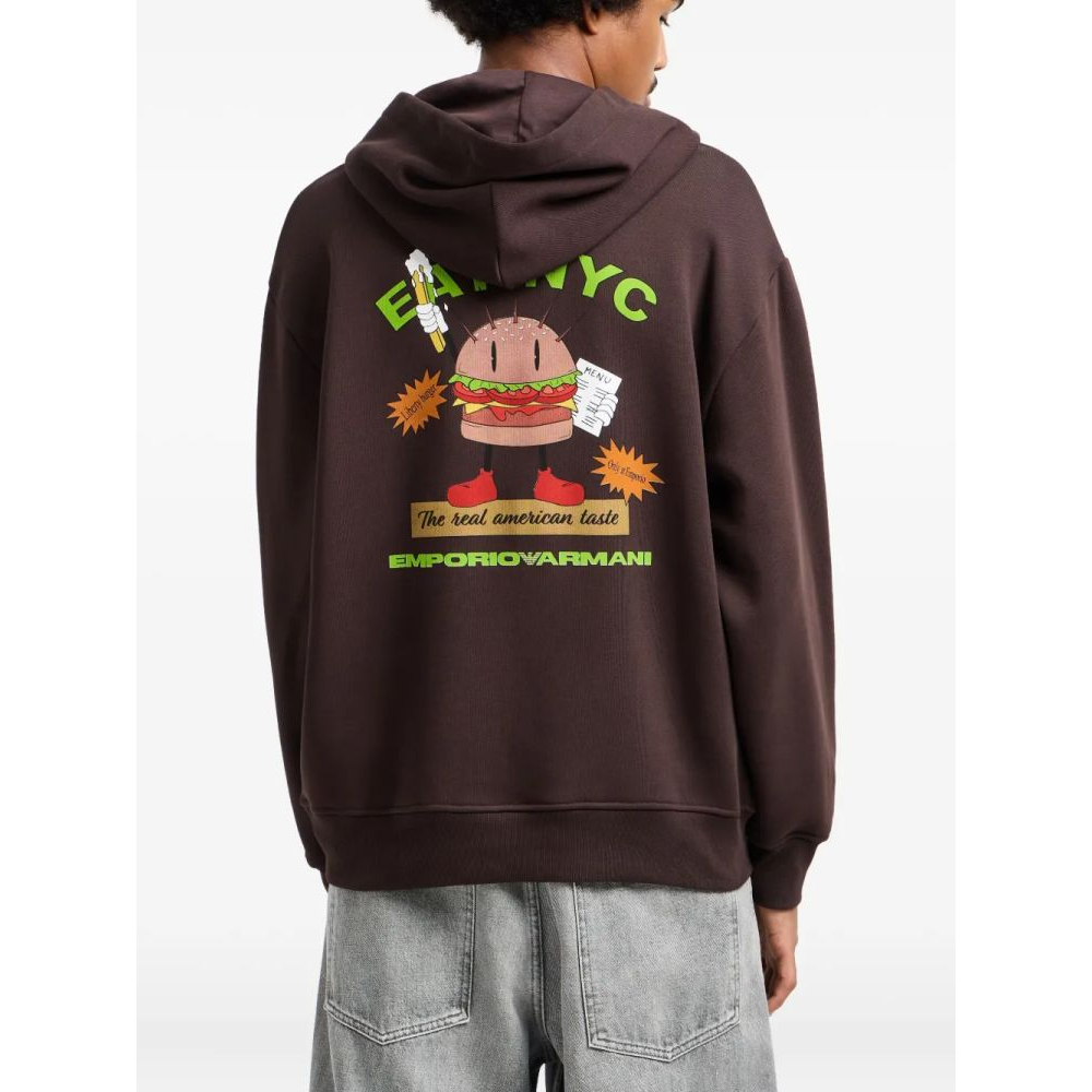 Sweatshirt à capuche  'Burger-Graphic' pour Hommes