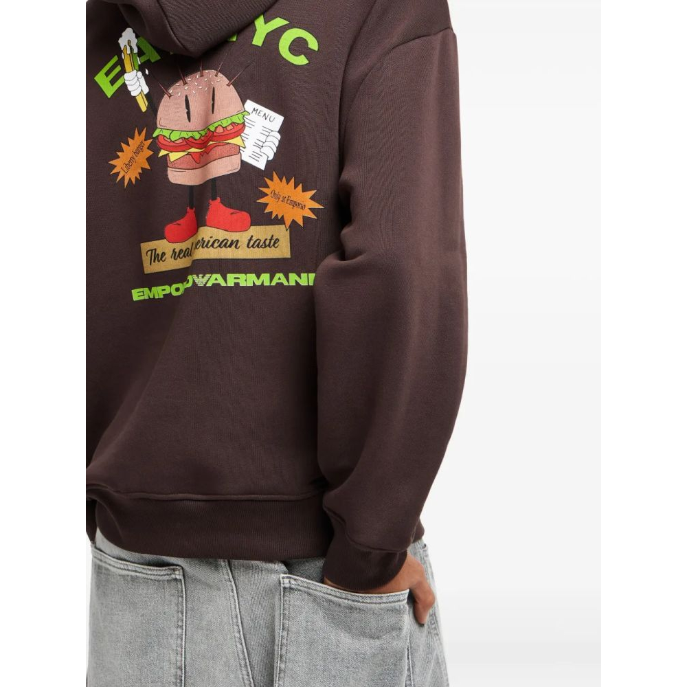Sweatshirt à capuche  'Burger-Graphic' pour Hommes