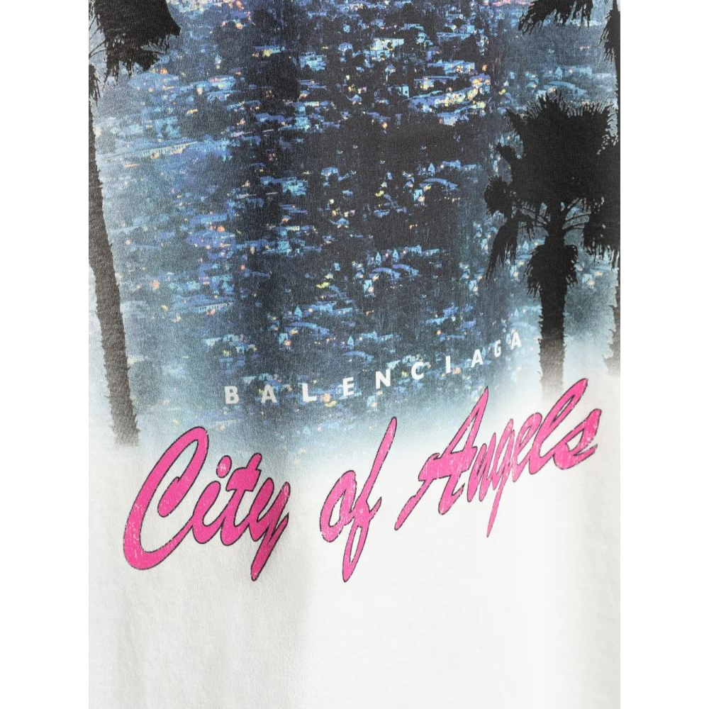 T-shirt 'City Of Angels Graphic-Print' pour Hommes
