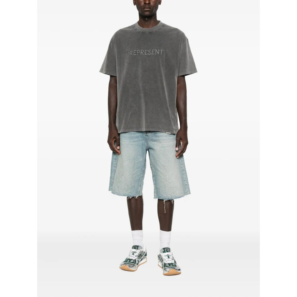 T-shirt 'Embroidered-Detail' pour Hommes