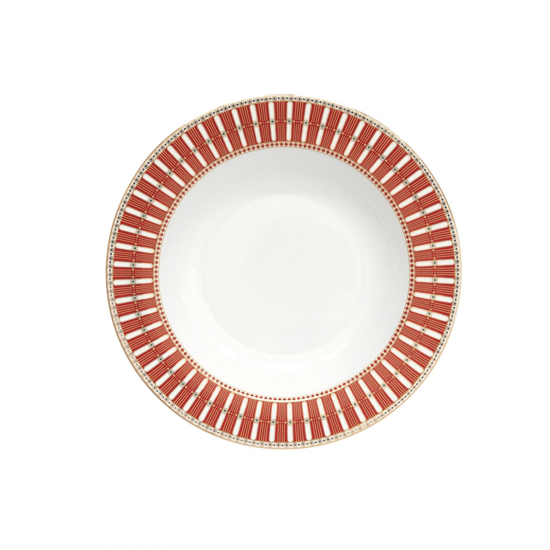 Set Of 18 Porcelain Plates (18 Pieces: 6 Appetizer Plates, 6 Dinner Plates, 6 Soup Plates) Polar Express