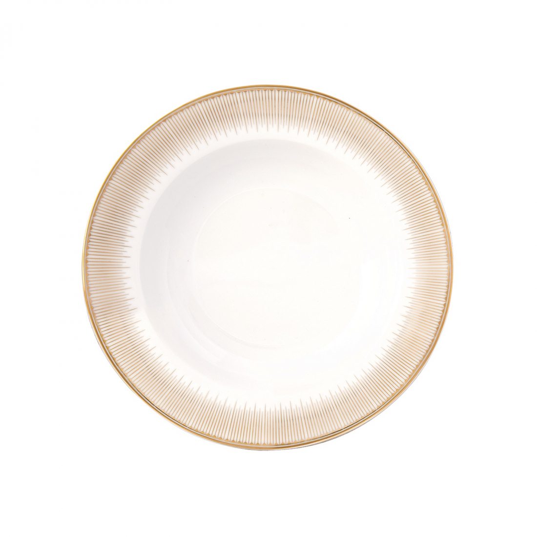 Festliches Set Aus 18 Porzellantellern (18 Teile: 6 Vorspeisenteller, 6 Speiseteller, 6 Suppenteller)