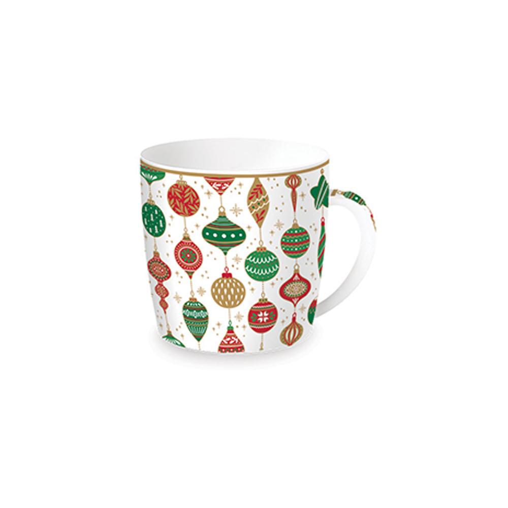Set Of 4 Jingle Bells Mugs