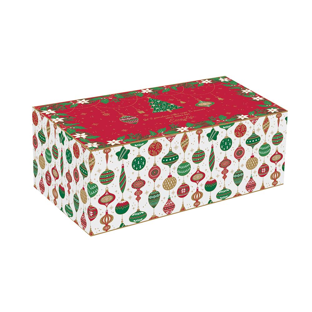 Set Aus 2 Jingle Bells Kaffeetassen Mit Untertasse Und Mokkakanne