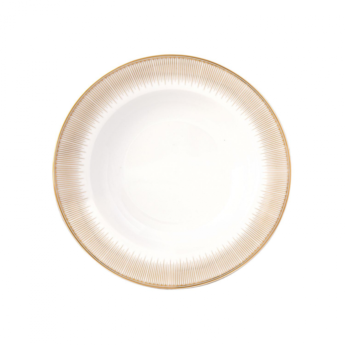 Set Of 6 Porcelain Soup Plates Ø 21.5 cm Festive