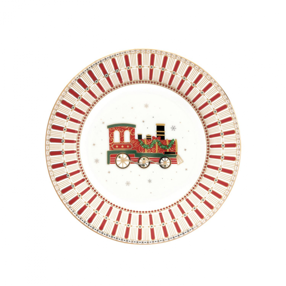 Set Mit 6 Aperitif-/Desserttellern, Ø 19 cm. Polar Express