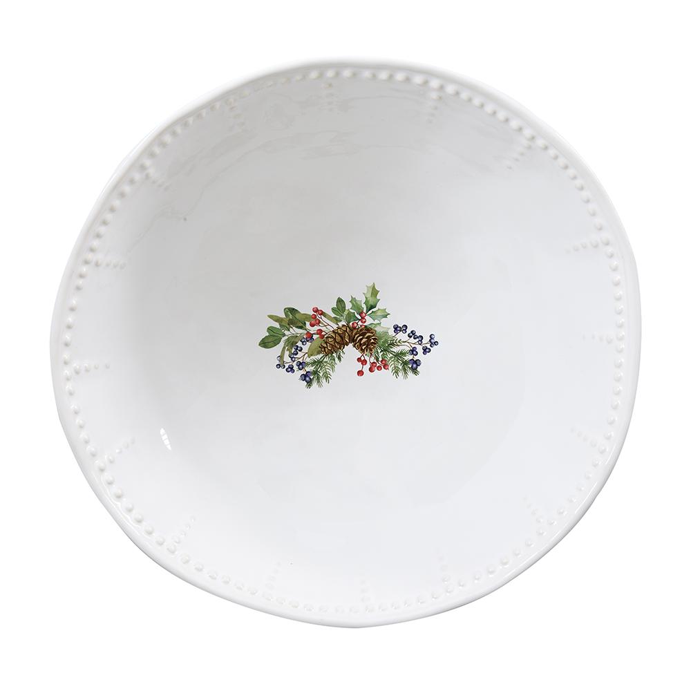 Set Of 6 Ceramic Deep Plates Ø 19.5 cm Città Delle Feste