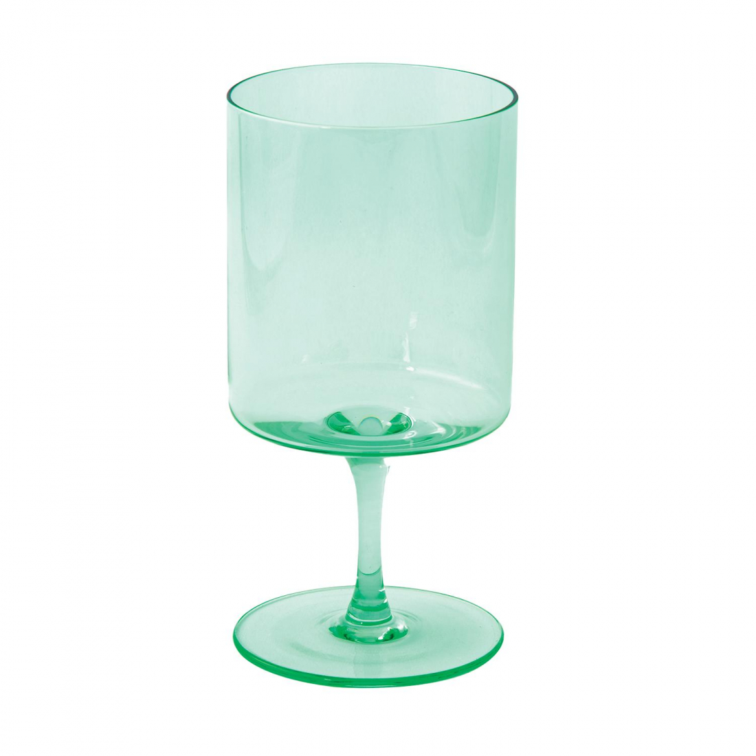 Set Mit 2 Grünen Regenbogengläsern