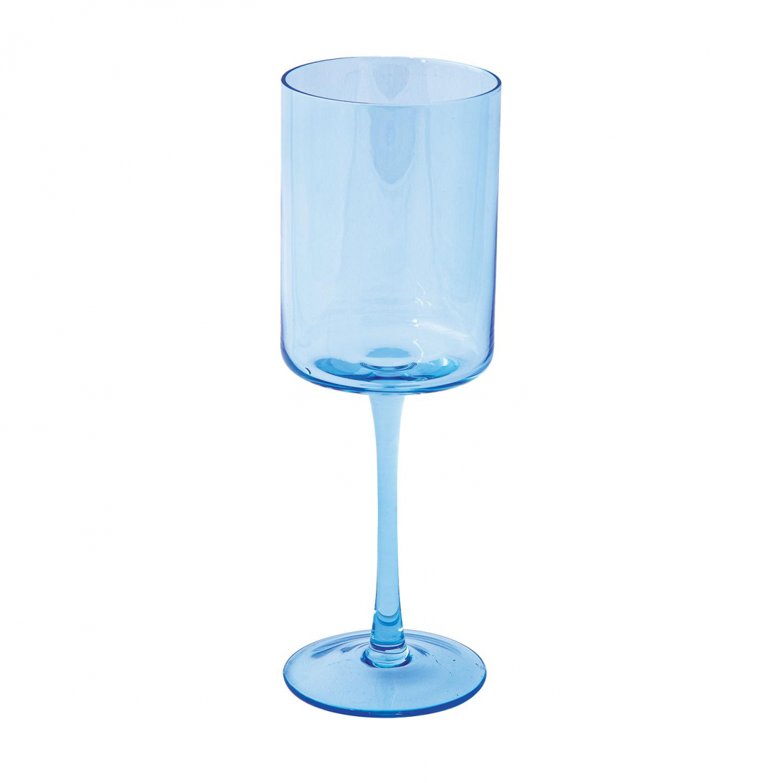 Set Of 2 Rainbow Blue Wine Glasses