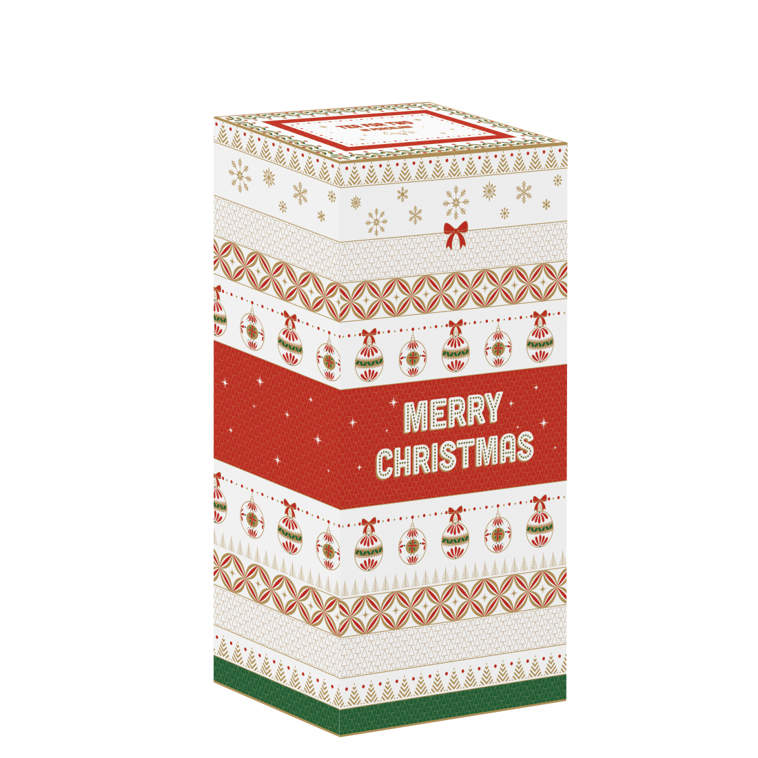 Thé Pour Deux 500 ml Dans Une Boîte En Porcelaine Aux Couleurs De Noël