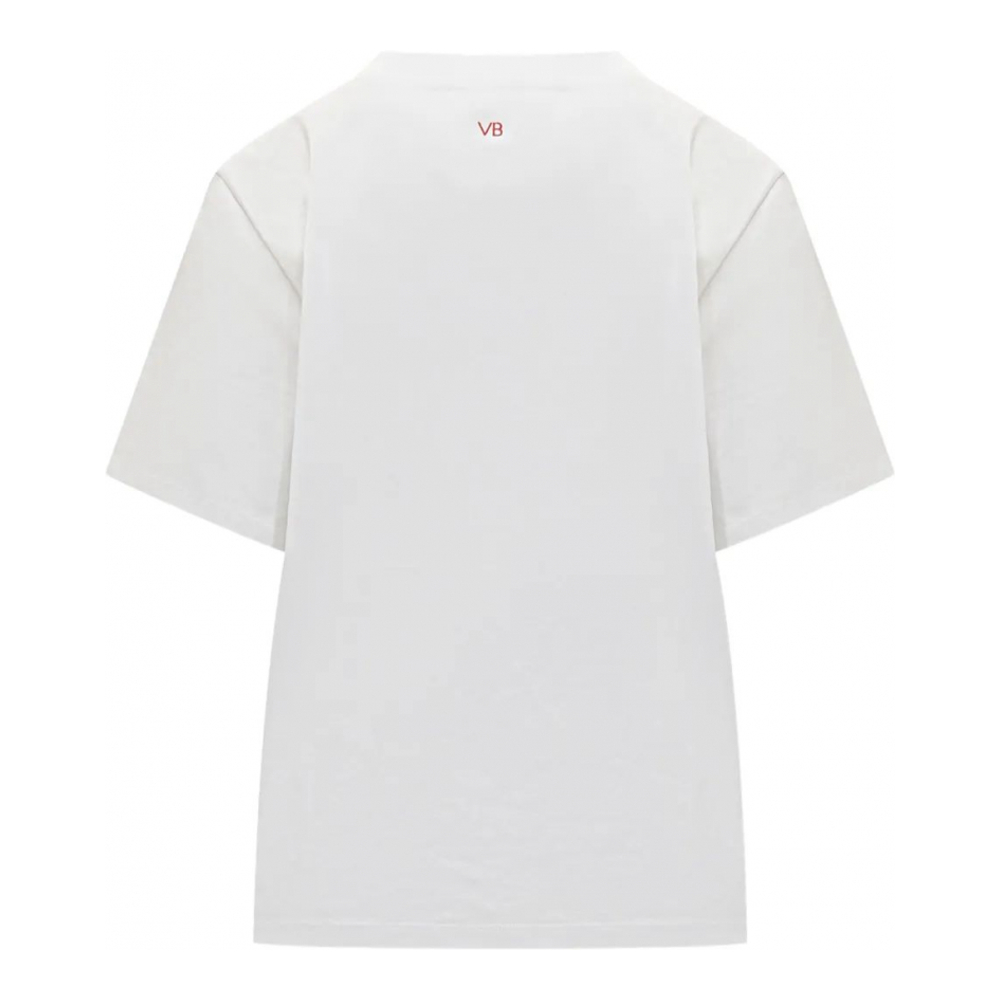 T-shirt 'Slogan-Print' pour Femmes