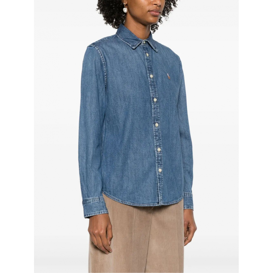 Chemise 'Polo Pony-Embroidered' pour Femmes