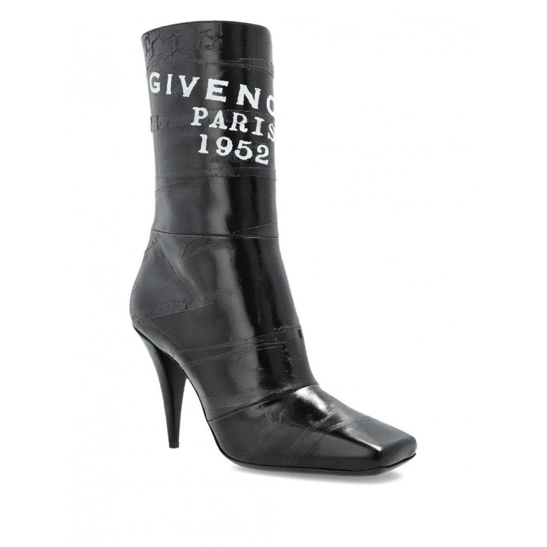 Bottes à talons hauts 'Logo-Print' pour Femmes