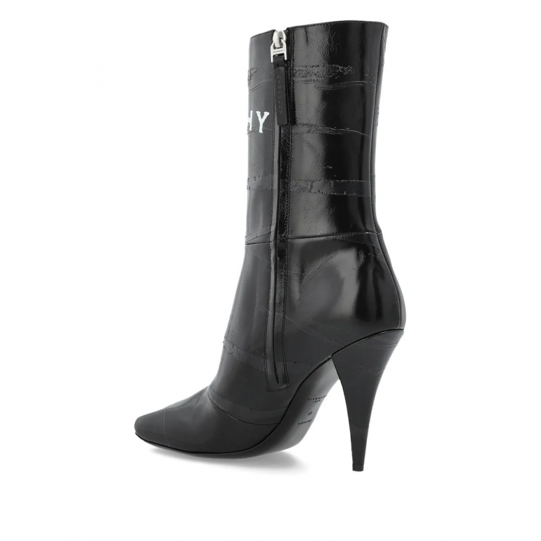 Bottes à talons hauts 'Logo-Print' pour Femmes