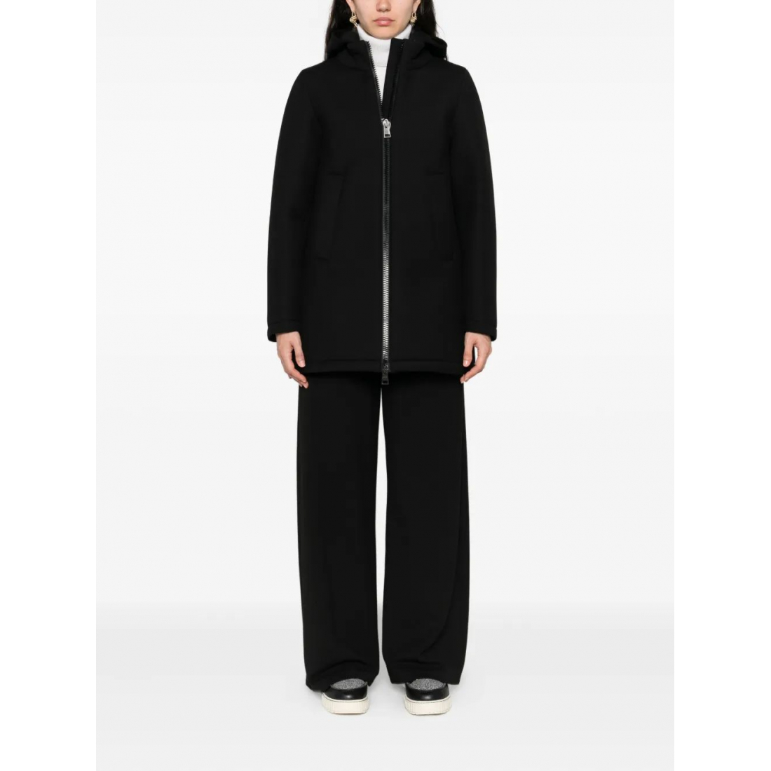 Manteau 'Zip-Up Hooded' pour Femmes