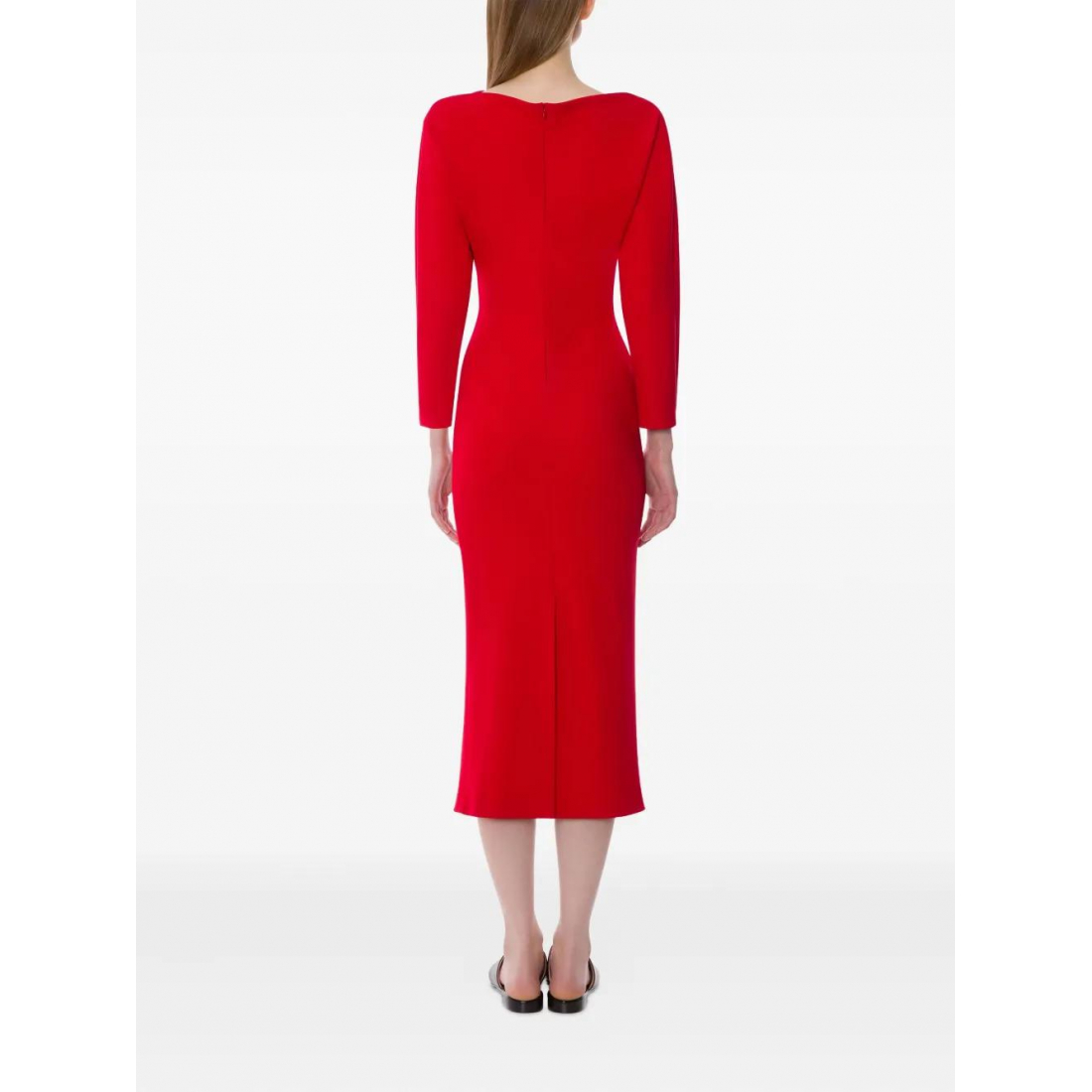 Robe Midi 'Boat Collar' pour Femmes