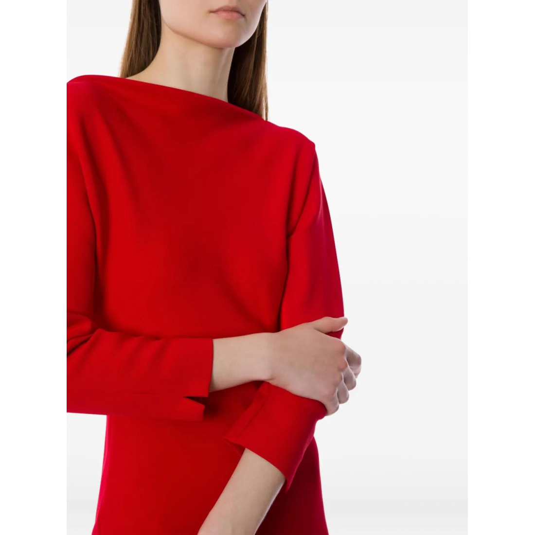 Robe Midi 'Boat Collar' pour Femmes