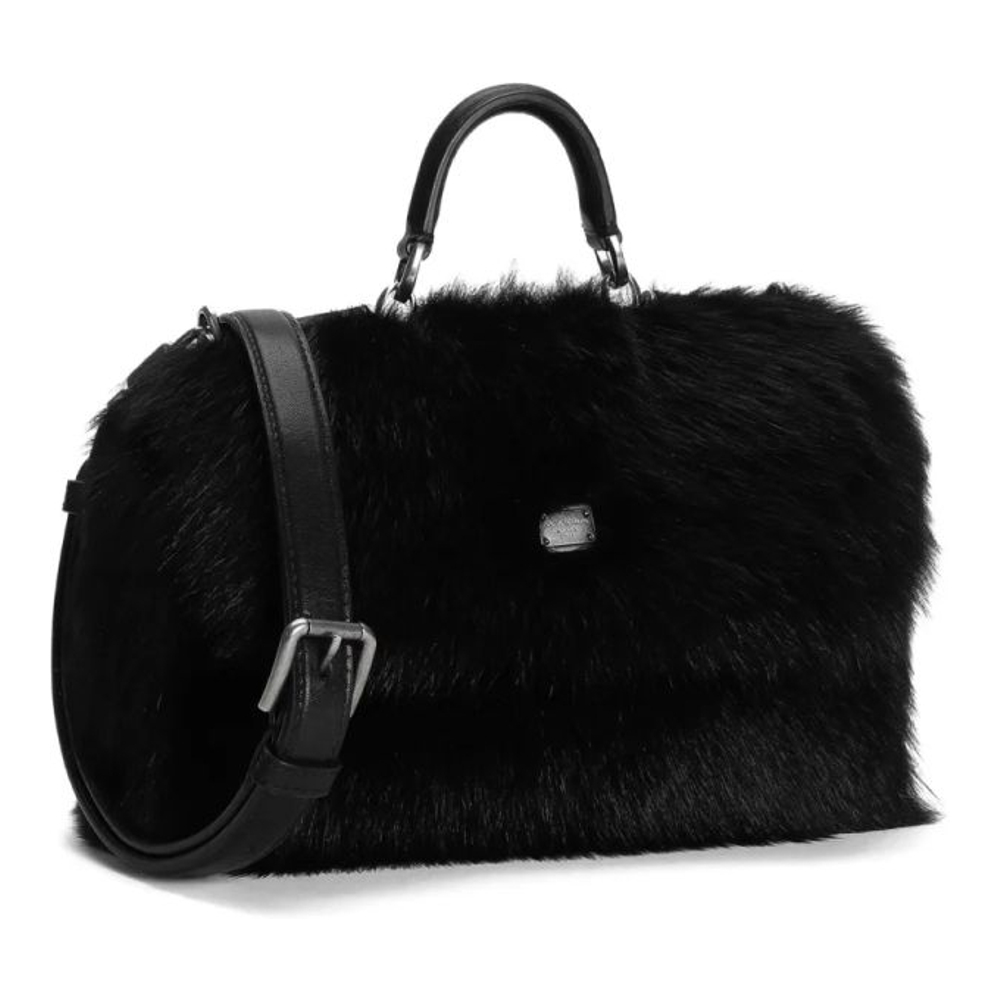 Sac Cabas 'My Sicily Fur Top-Handle' pour Femmes