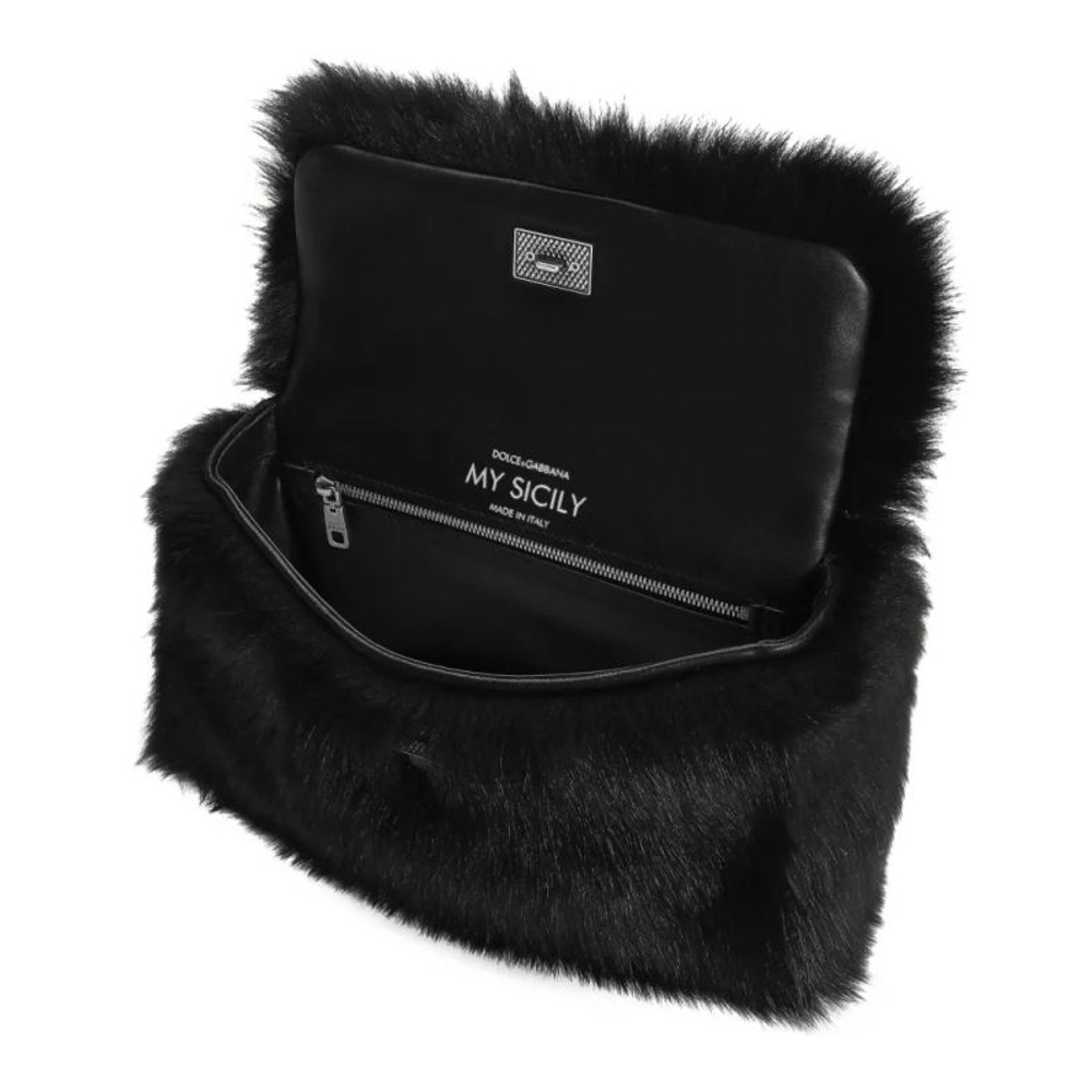 Sac Cabas 'My Sicily Fur Top-Handle' pour Femmes