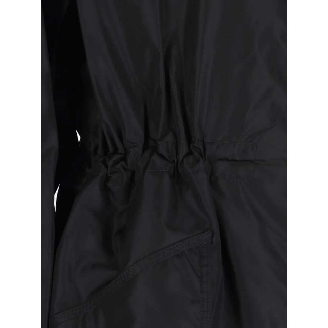 'Hooded-Neck Drawstring' Mantel für Damen