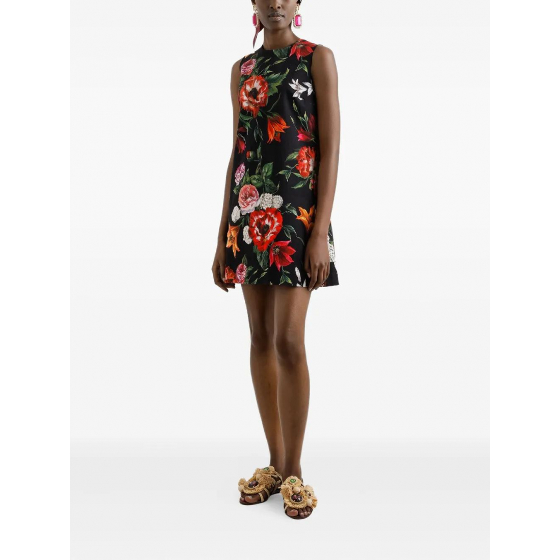 Robe mini 'Floral-Print' pour Femmes