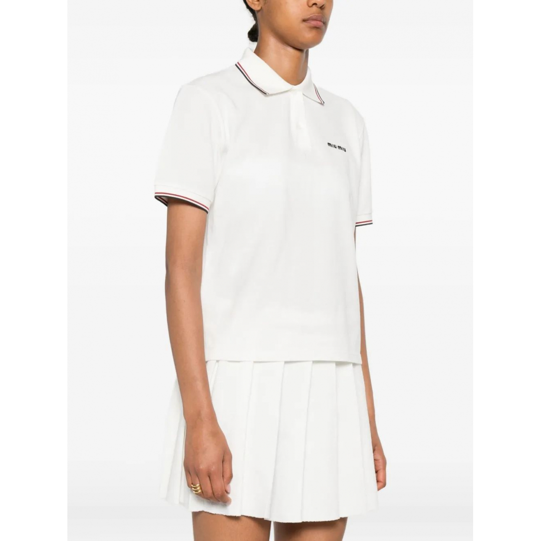 Polo 'Logo-Embroidered' pour Femmes