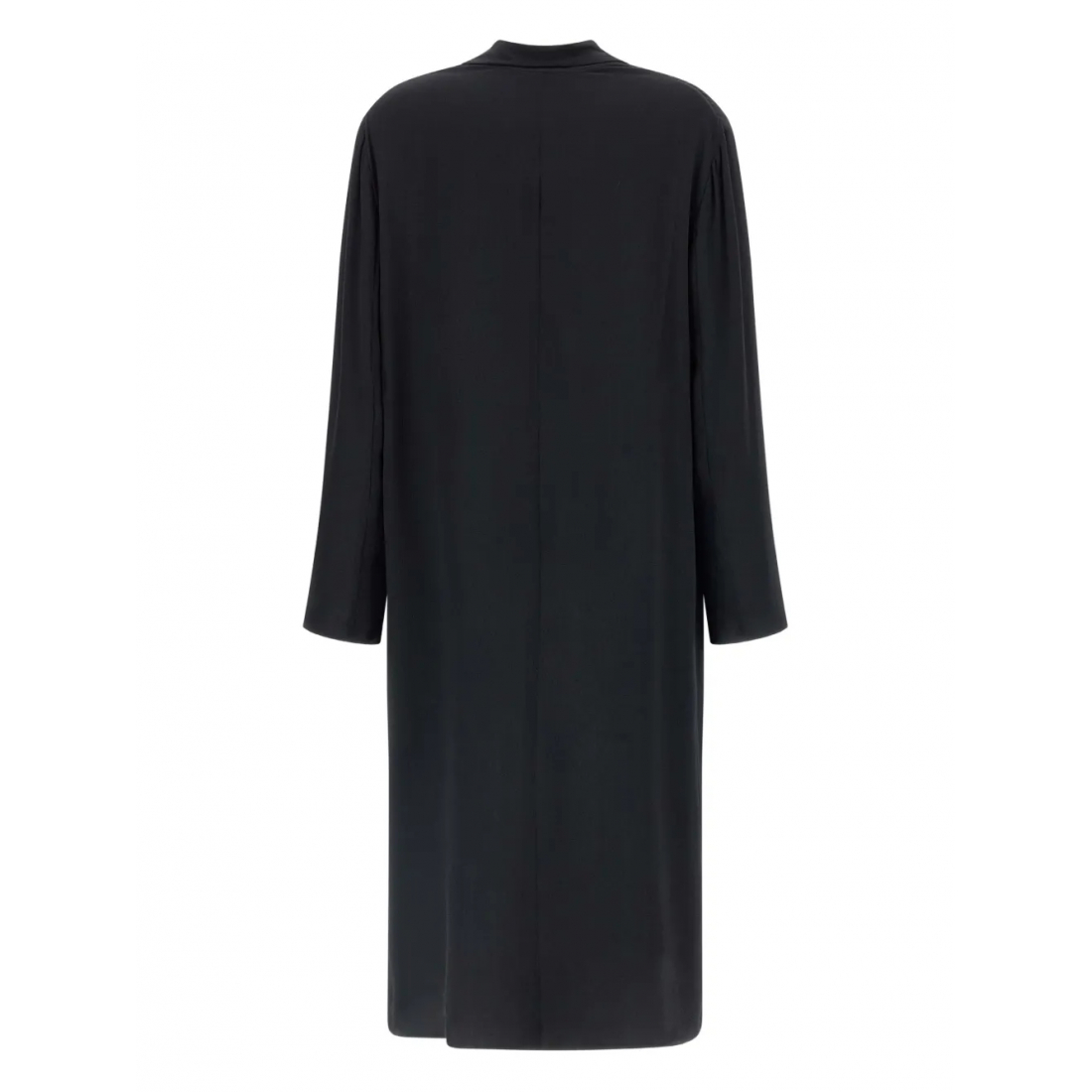 Women's 'Shawl-Collar Silk Georgette' Maxi Coat