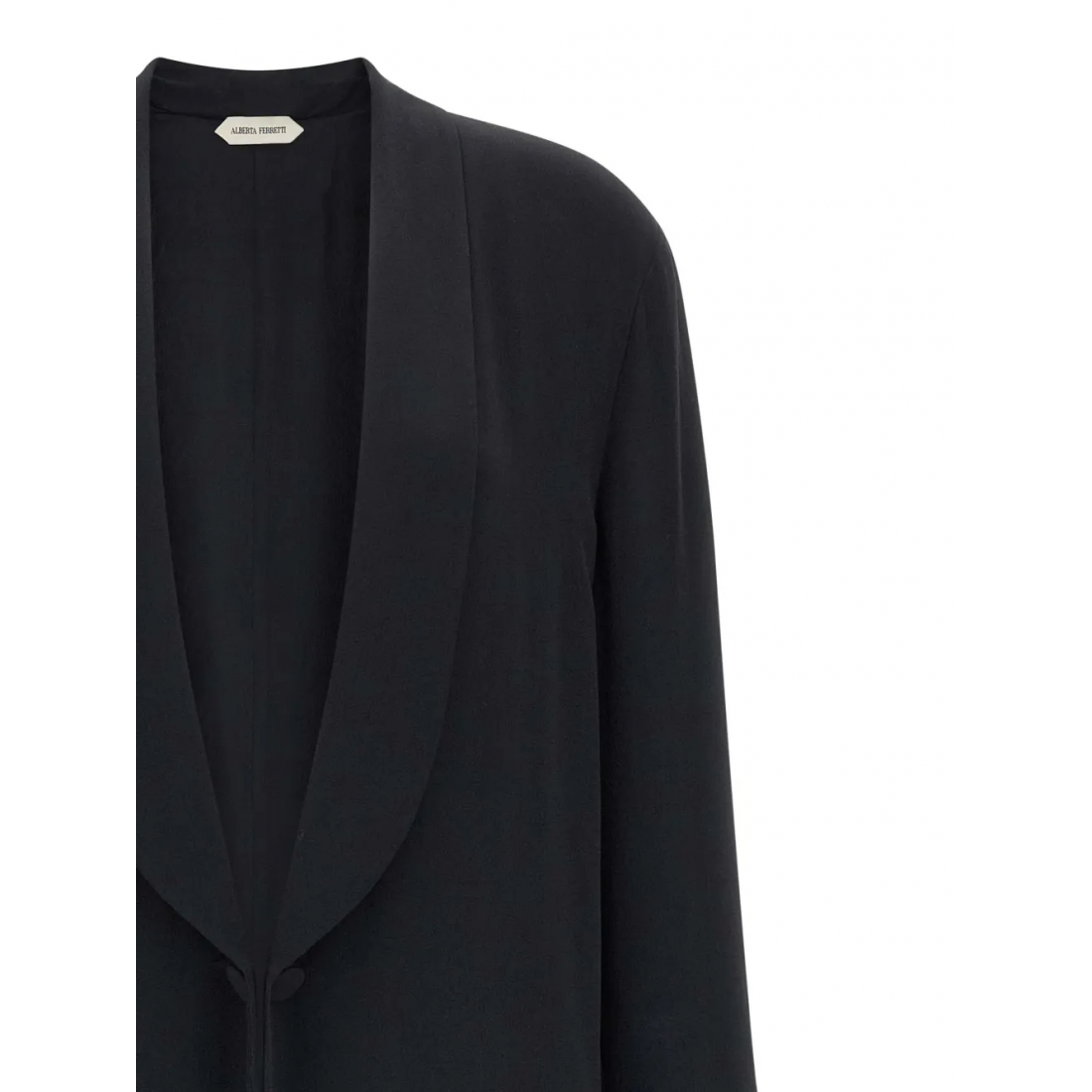 Women's 'Shawl-Collar Silk Georgette' Maxi Coat