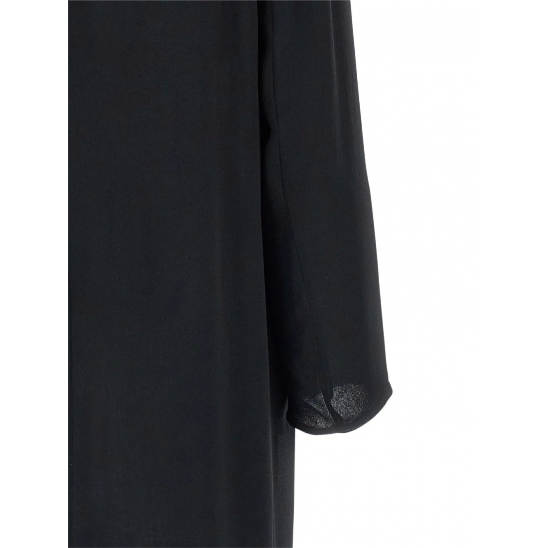 Women's 'Shawl-Collar Silk Georgette' Maxi Coat