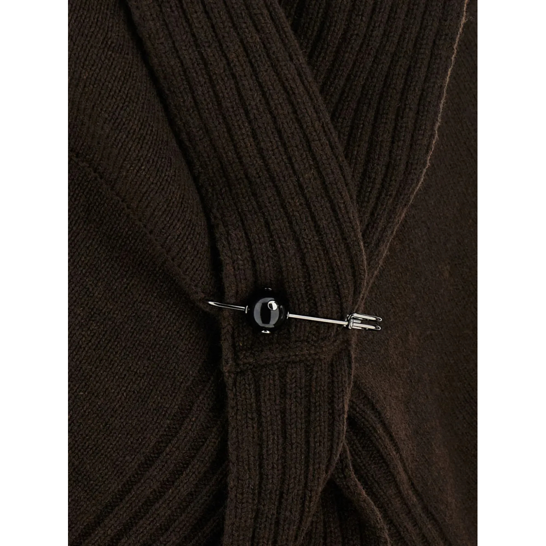 Cardigan 'Shawl-Collar Brooch-Detail' pour Femmes
