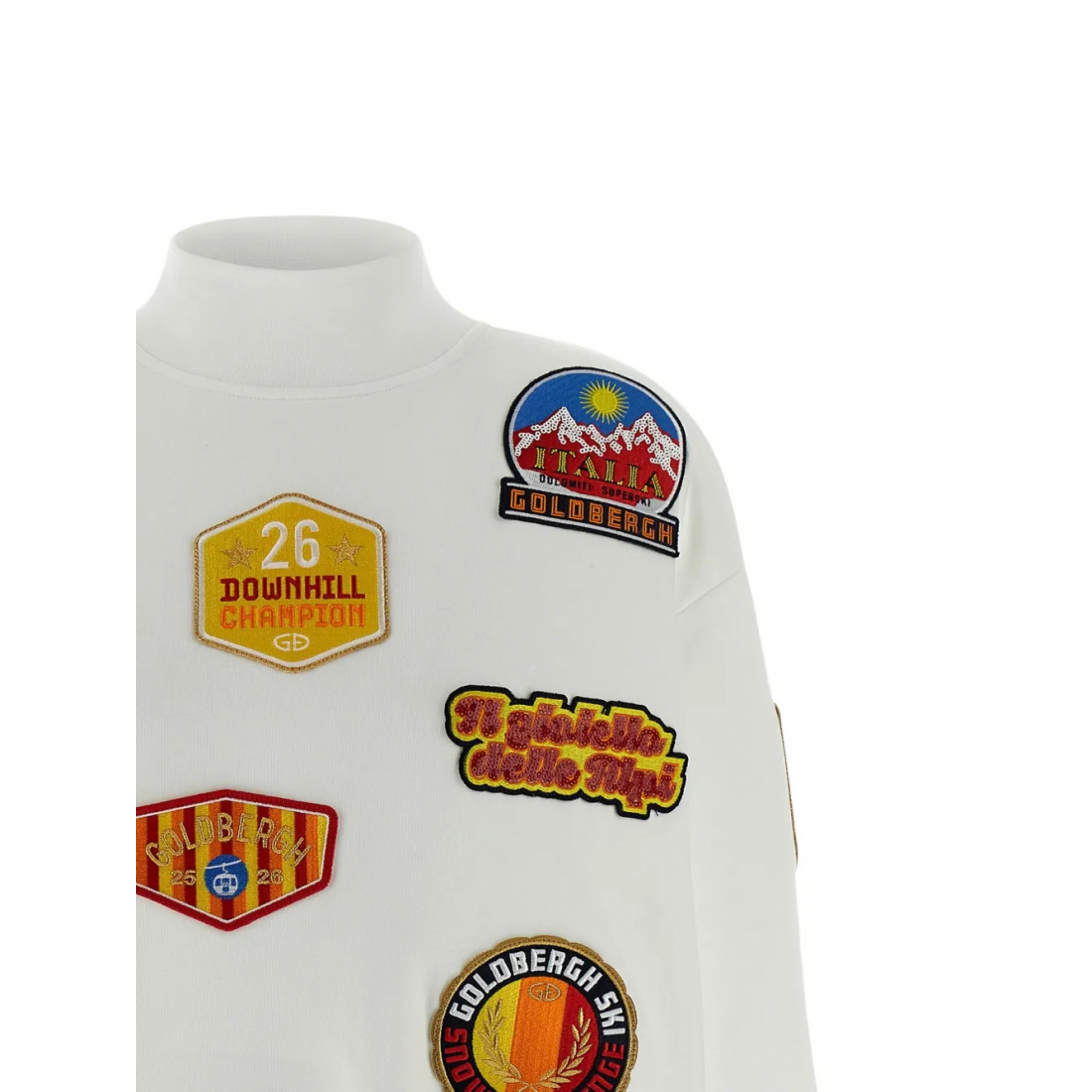 Sweatshirt 'Dropped Shoulders Patch' pour Femmes