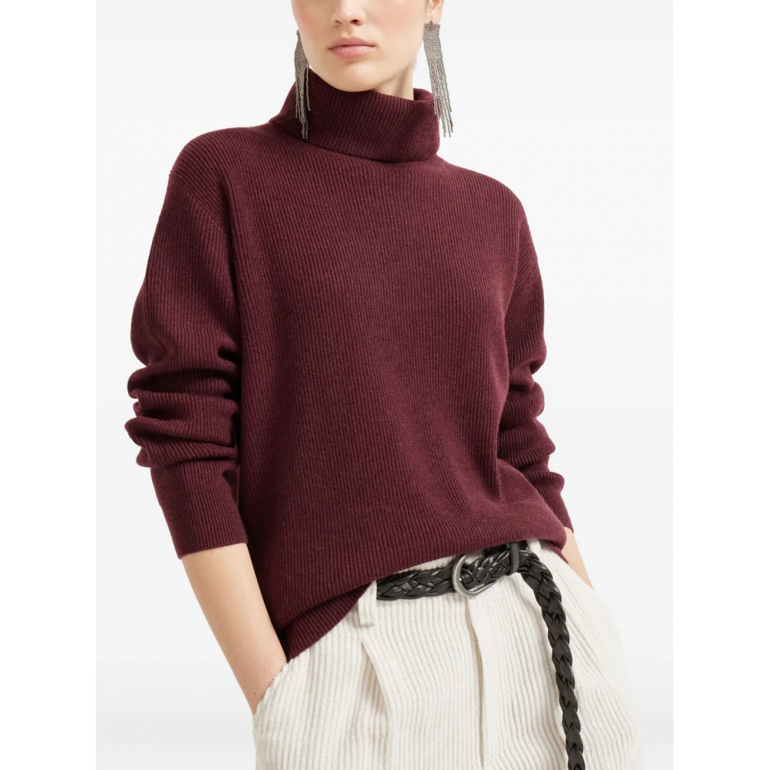 Pull 'Ribbed' pour Femmes