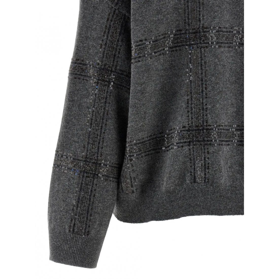 Pull 'Long-Sleeve Sequin-Detail' pour Femmes