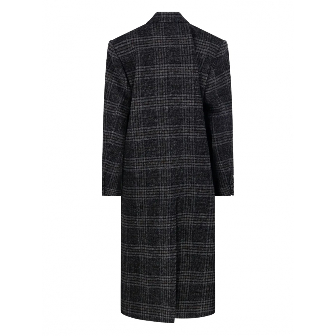 Manteau Maxi 'Lexana Double-Breasted Checked' pour Femmes