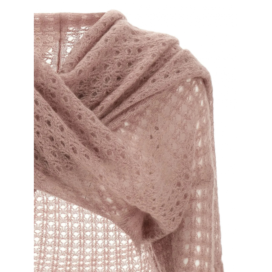 Cardigan 'Fringed Crocheted' pour Femmes