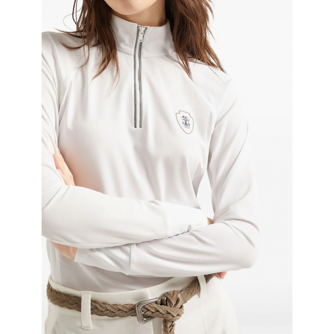 Jersey 'Precious Half Zip' pour Femmes