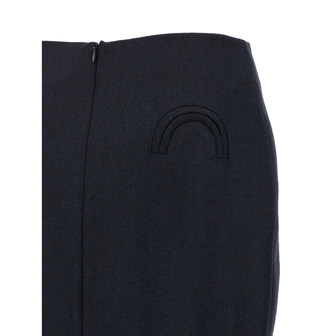 Jupe Midi 'Sussex Longuette Zip' pour Femmes