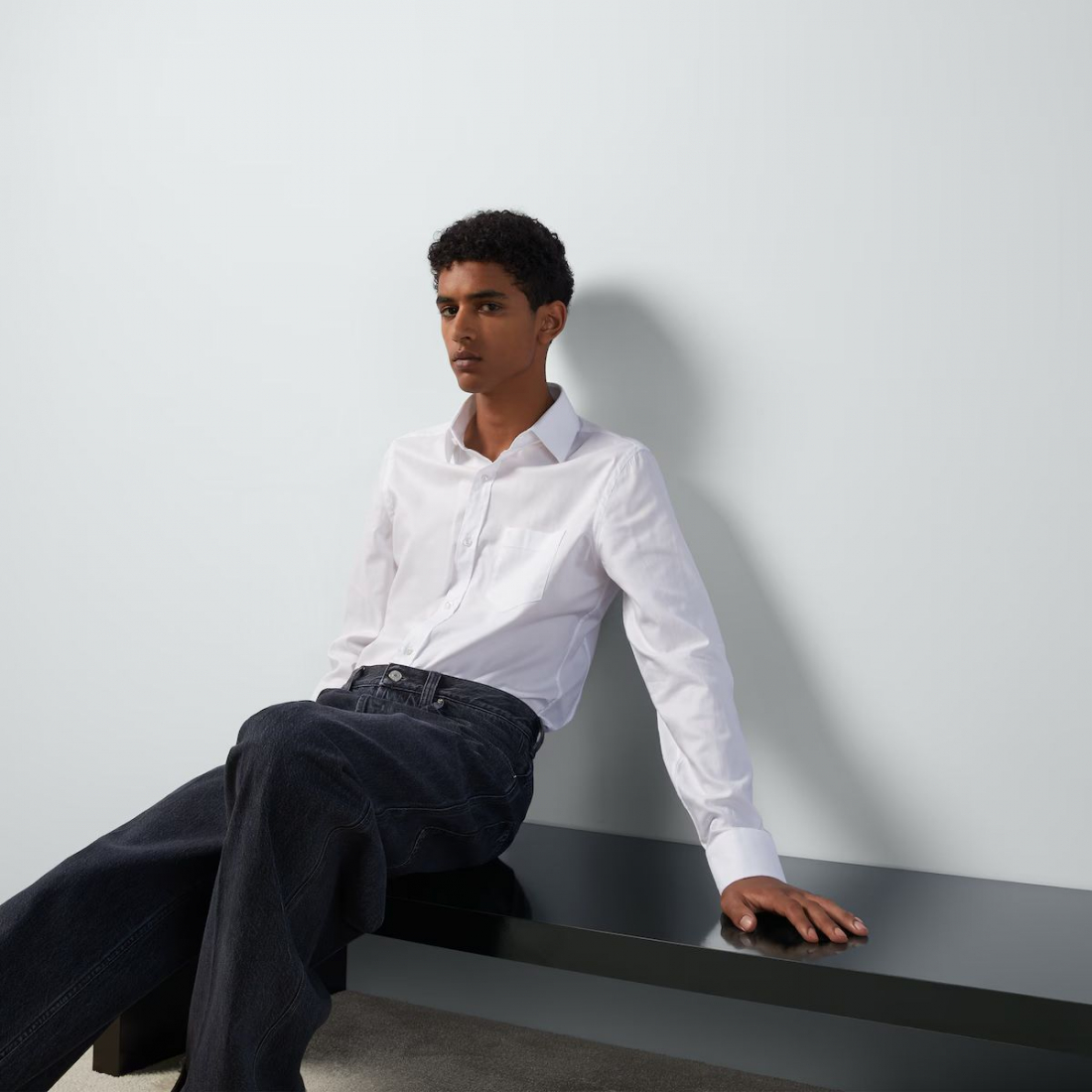 Chemise 'With Double G Embroidery' pour Hommes