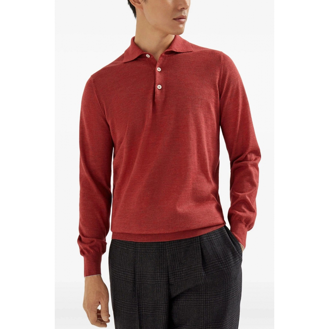 'Shaved' Polohemd für Herren