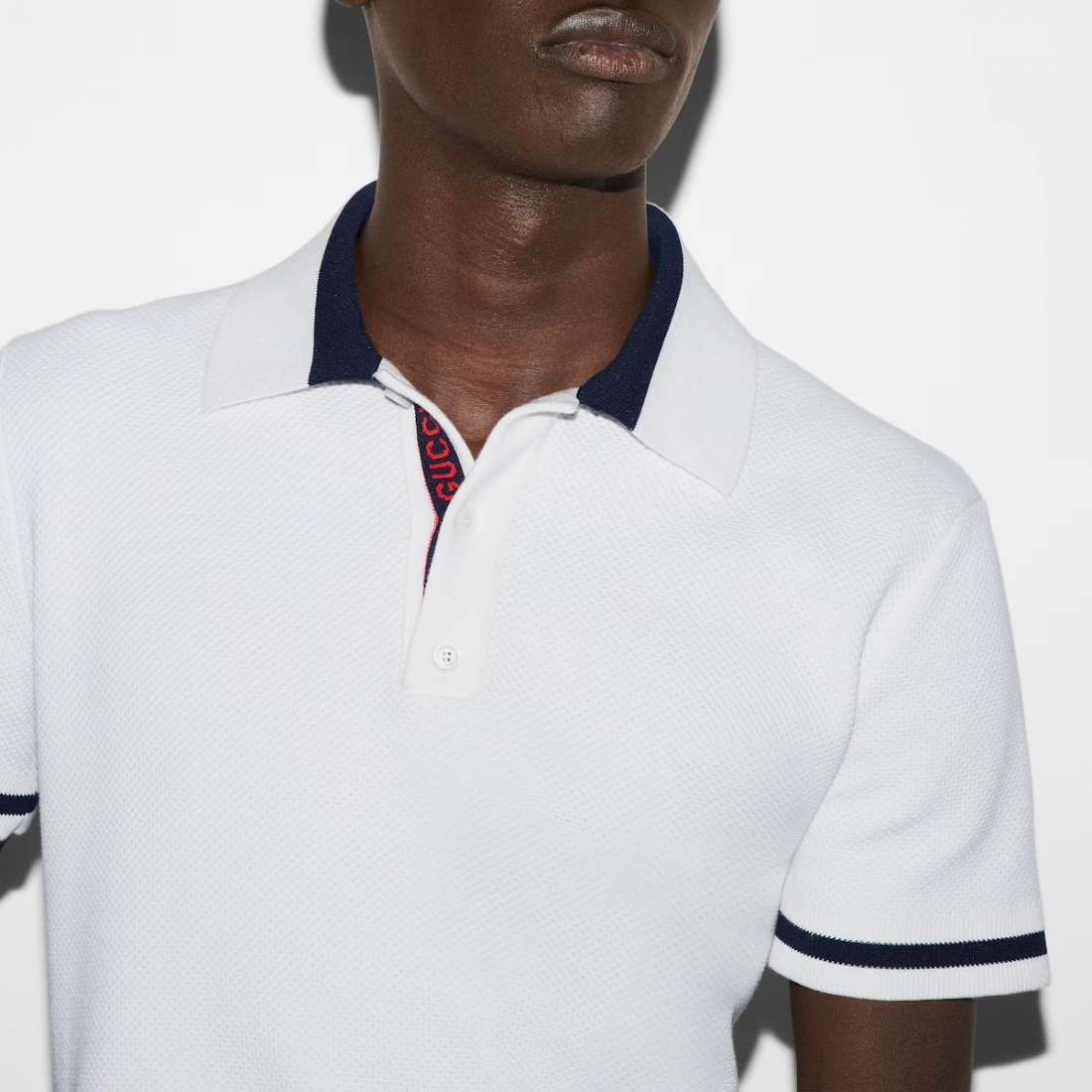 Polo 'With Intarsia' pour Hommes