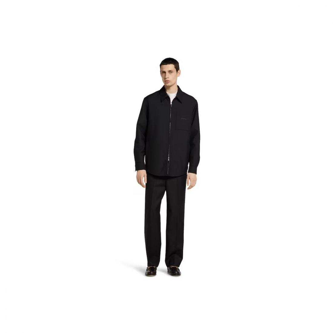 Surchemise 'Twill Zip' pour Hommes