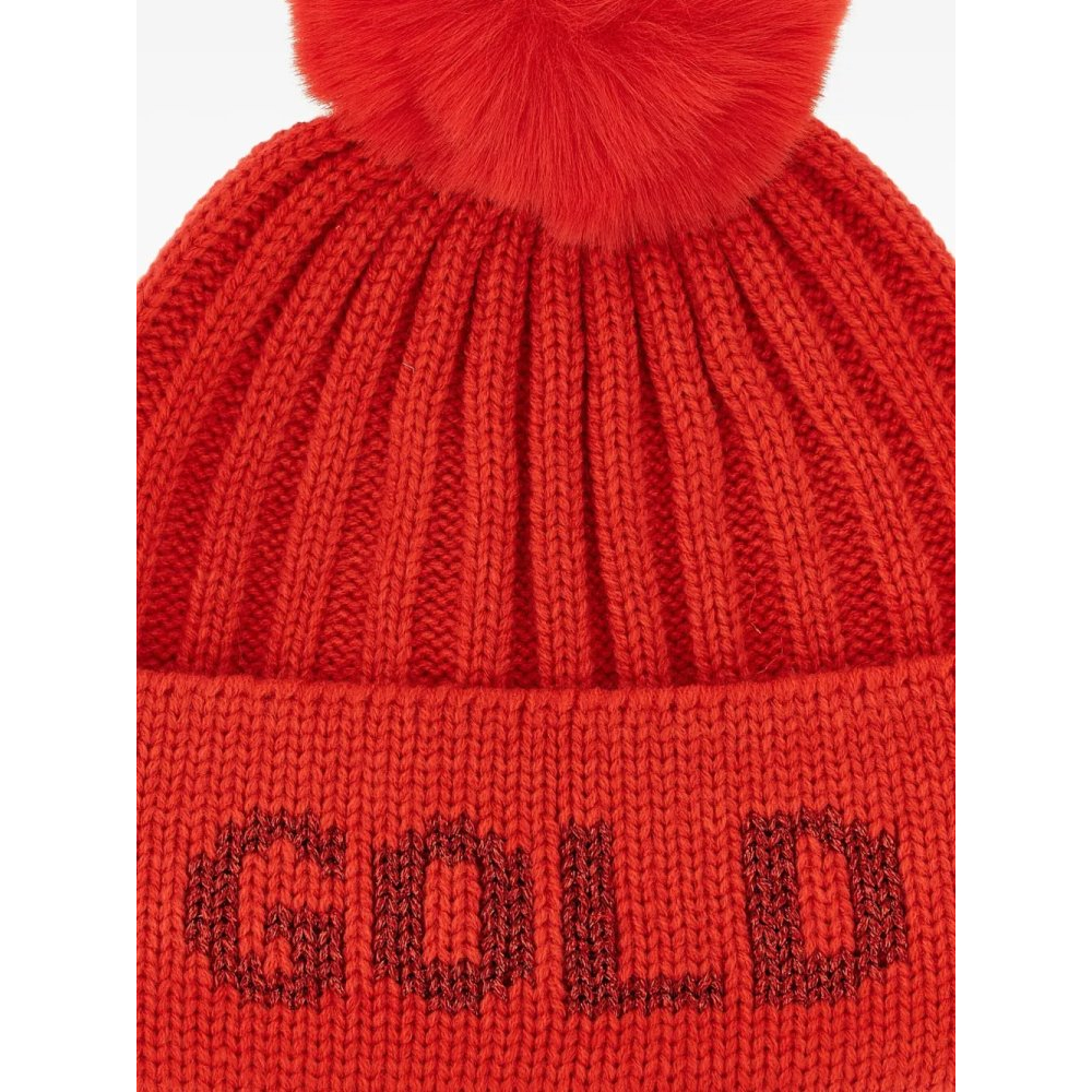 Bonnet 'Ribbed Pompom' pour Femmes