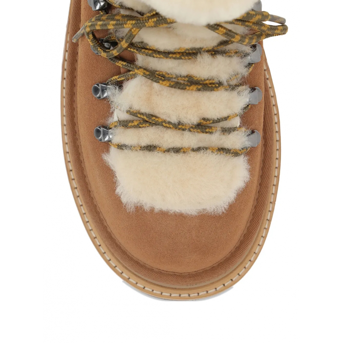 Bottes de neige 'Fur-Trim Lace-Up' pour Hommes