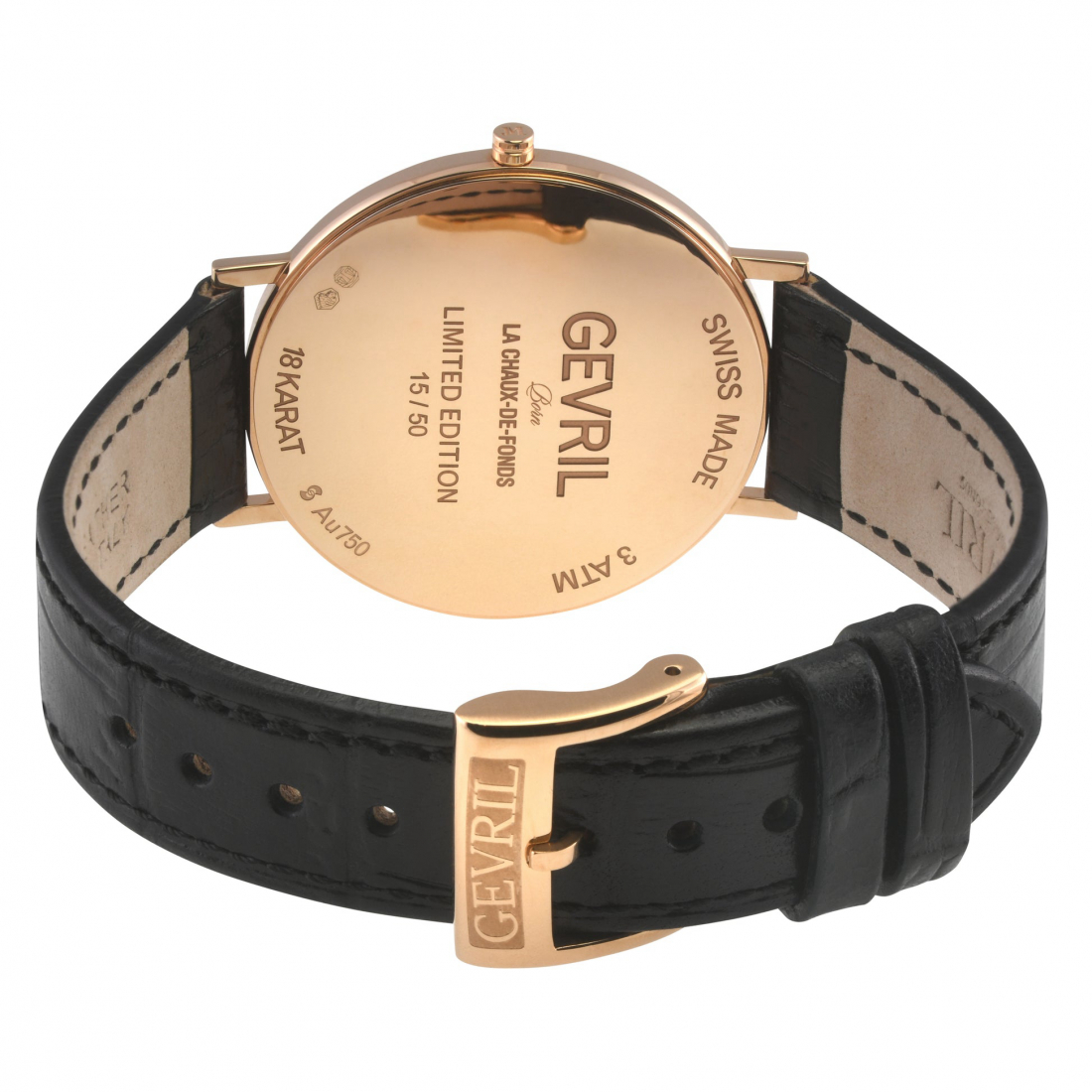 Men's 'Five Points 18K Collection' Swiss Quartz Watch