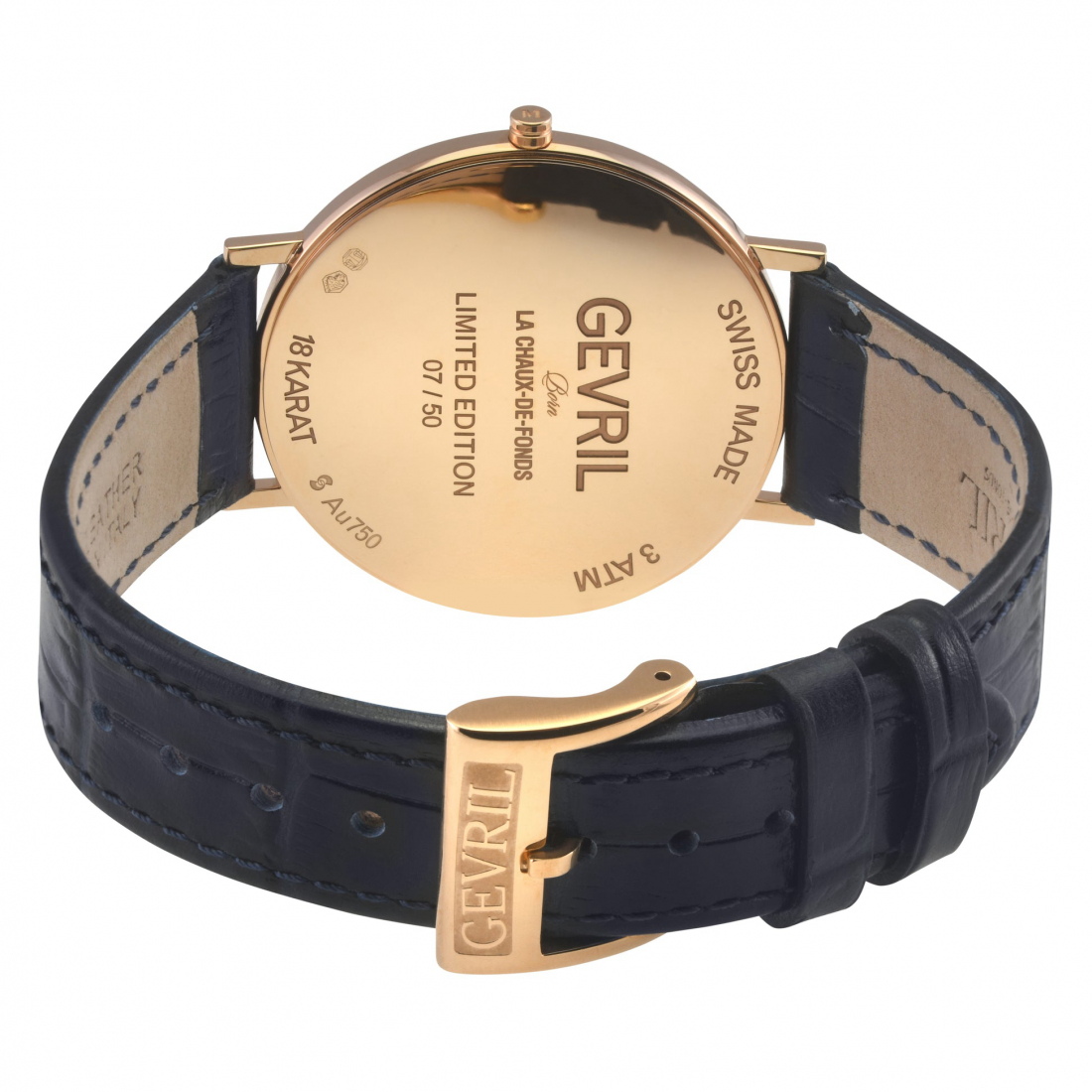 Men's 'Five Points 18K Collection' Swiss Quartz Watch
